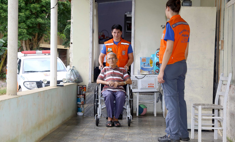 A Coordenadoria Estadual de Proteção e Defesa Civil realiza simulado de abandono com comunidade em área de risco de Morretes, no Litoral do Paraná.  -  Morretes, 16/03/2019  -  Foto: Jaelson Lucas/ANPr