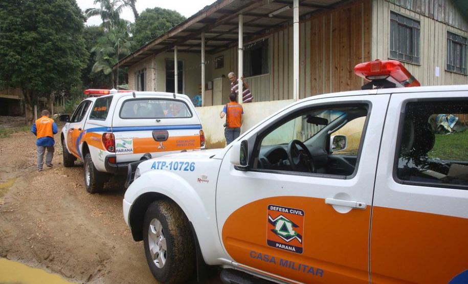 A Coordenadoria Estadual de Proteção e Defesa Civil realiza simulado de abandono com comunidade em área de risco de Morretes, no Litoral do Paraná.  -  Morretes, 16/03/2019  -  Foto: Jaelson Lucas/ANPr
