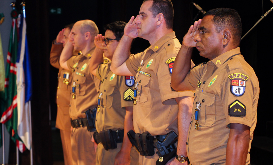 Curitiba, 19 de março de 2019. Solenidade em Comemoração ao 11º Aniversário do BPEC  -  Curitiba, 19/03/2019  -  Foto: Soldado Amanda Morais