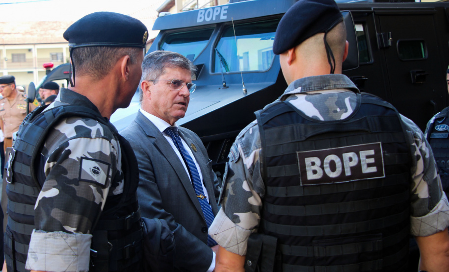 Curitiba, 19 de março de 2019. Visita do Secretário Nacional de Segurança Pública ao BOPE.Curitiba, 19 de março de 2019. Visita do Secretário Nacional de Segurança Pública ao BOPE.General Guilherme Theophilo.