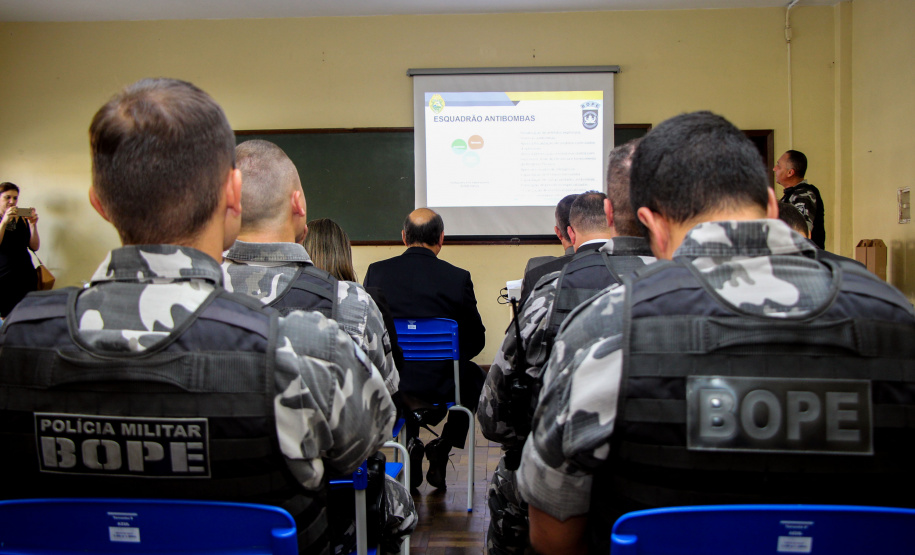 Curitiba, 19 de março de 2019. Visita do Secretário Nacional de Segurança Pública ao BOPE.