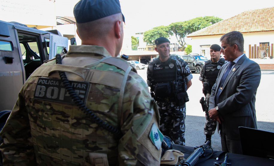 Curitiba, 19 de março de 2019. Visita do Secretário Nacional de Segurança Pública ao BOPE.