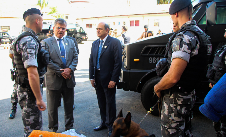 Curitiba, 19 de março de 2019. Visita do Secretário Nacional de Segurança Pública ao BOPE.