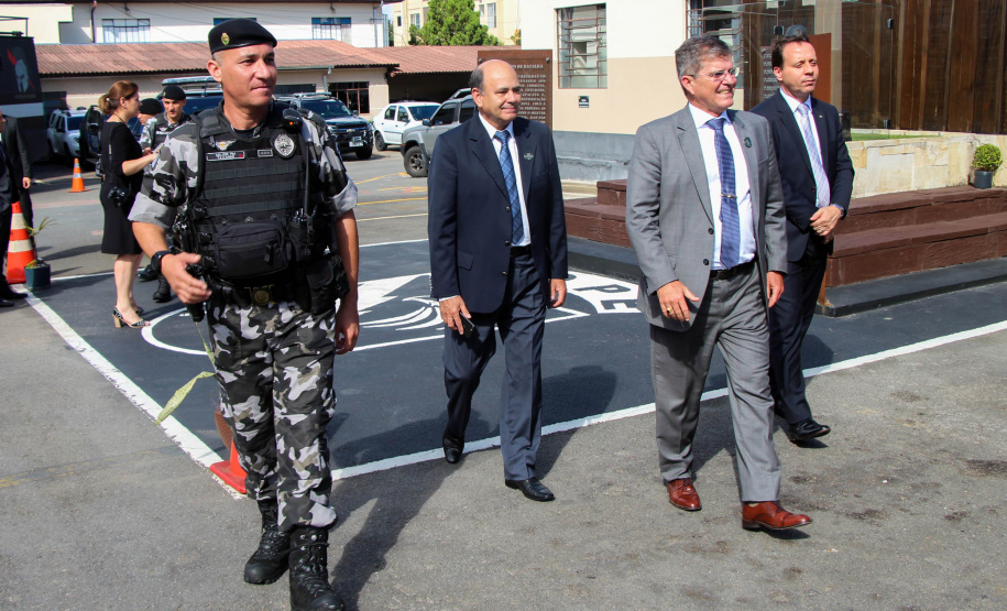 Curitiba, 19 de março de 2019. Visita do Secretário Nacional de Segurança Pública ao BOPE.Curitiba, 19 de março de 2019. Visita do Secretário Nacional de Segurança Pública ao BOPE.General Guilherme Theophilo.General Luiz Felipe Carbonell.