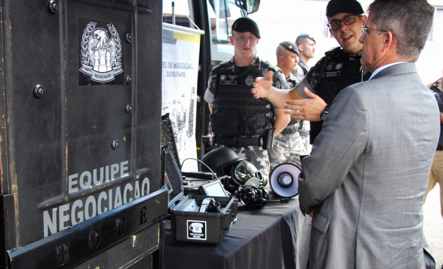 Curitiba, 19 de março de 2019. Visita do Secretário Nacional de Segurança Pública ao BOPE.