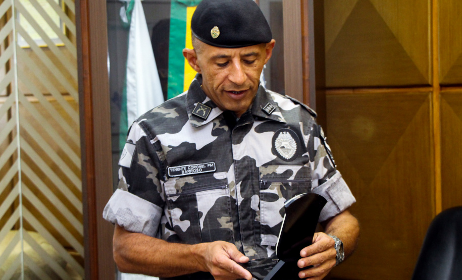 Curitiba, 29 de março de 2019. Entrega de Homenagem ao Comandante Geral Cel. Péricles - COE