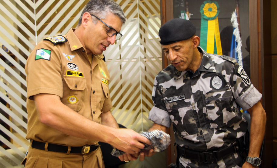 Curitiba, 29 de março de 2019. Entrega de Homenagem ao Comandante Geral Cel. Péricles - COE