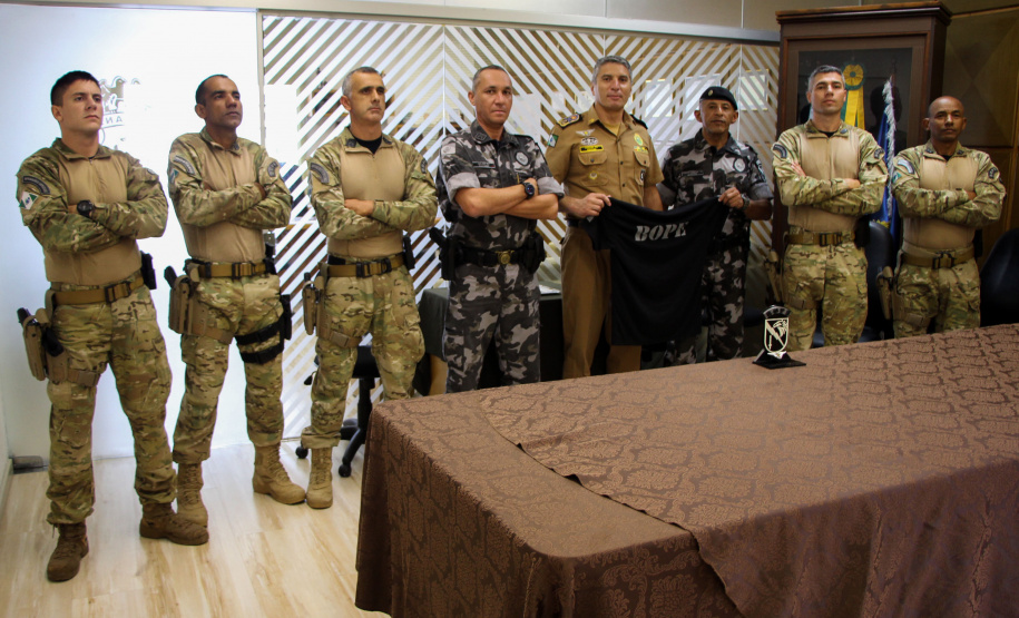 Curitiba, 29 de março de 2019. Entrega de Homenagem ao Comandante Geral Cel. Péricles - COE