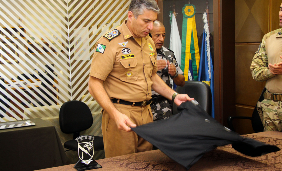 Curitiba, 29 de março de 2019. Entrega de Homenagem ao Comandante Geral Cel. Péricles - COE