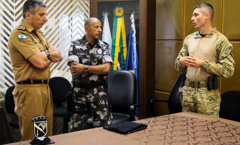 Curitiba, 29 de março de 2019. Entrega de Homenagem ao Comandante Geral Cel. Péricles - COE