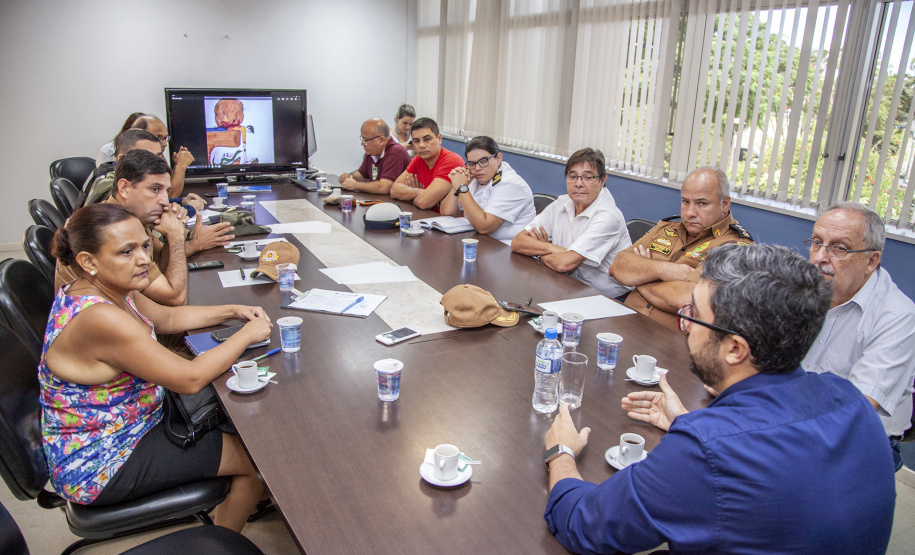 Portos do Paraná reúnem forças de segurança  -  Paranaguá, 01/04/2019  -  Foto: Cláudio Neves/APPA