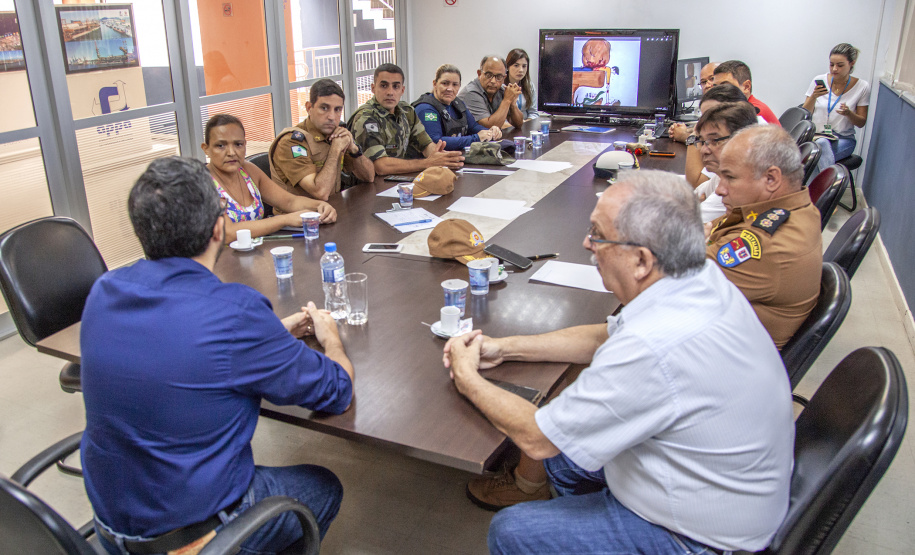 Portos do Paraná reúnem forças de segurança  -  Paranaguá, 01/04/2019  -  Foto: Cláudio Neves/APPA