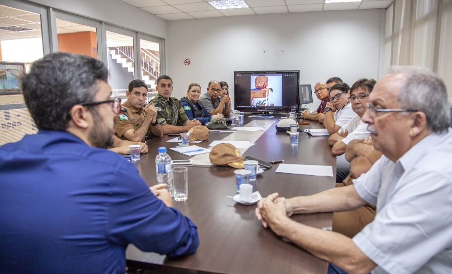 Portos do Paraná reúnem forças de segurança  -  Paranaguá, 01/04/2019  -  Foto: Cláudio Neves/APPA