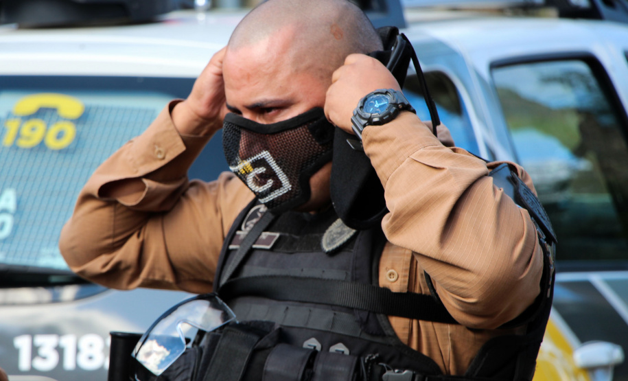 São José dos Pinhais, 30 de março de 2019. Exercício de APH Tático - 17º BPM