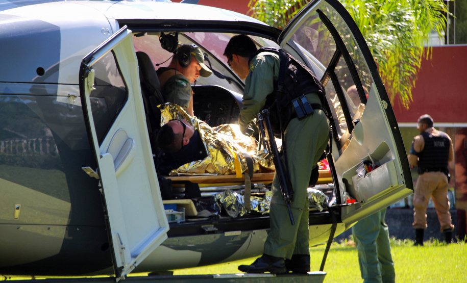 São José dos Pinhais, 30 de março de 2019. Exercício de APH Tático - 17º BPM