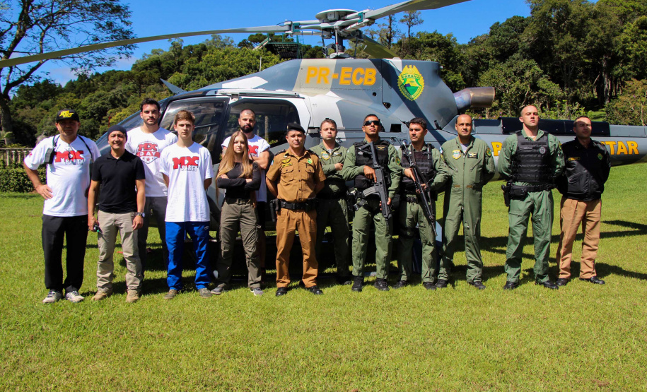 São José dos Pinhais, 30 de março de 2019. Exercício de APH Tático - 17º BPM
