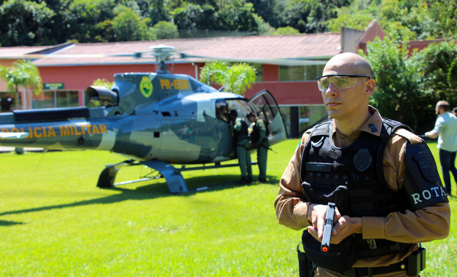 São José dos Pinhais, 30 de março de 2019. Exercício de APH Tático - 17º BPM