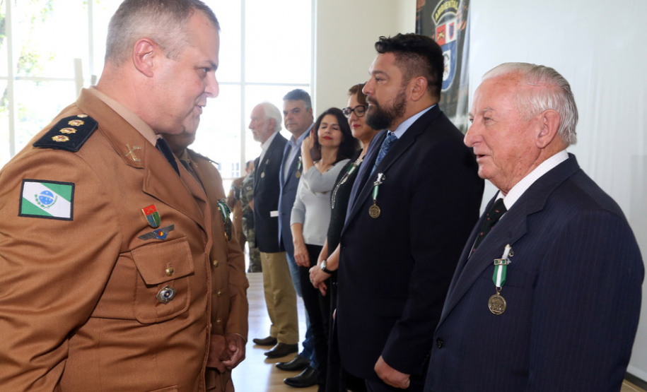 Batalhão da Policia Ambiental comemora 62 anos, vice governador Darci Piana recebe medalha do mérito ambiental.
Foto Gilson Abreu/ANPr