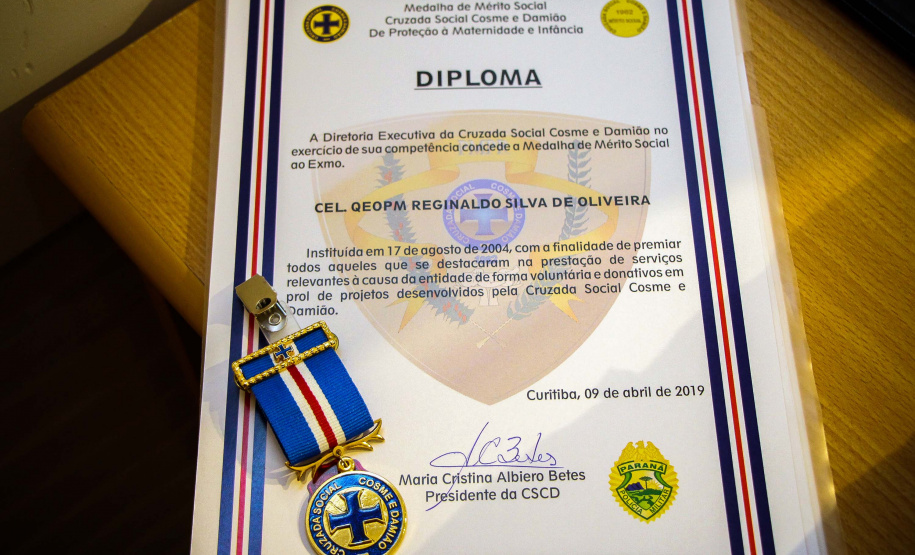 Curitiba, 09 de abril de 2019. Passagem de Cargo da Cruzada Social Cosme e Damião