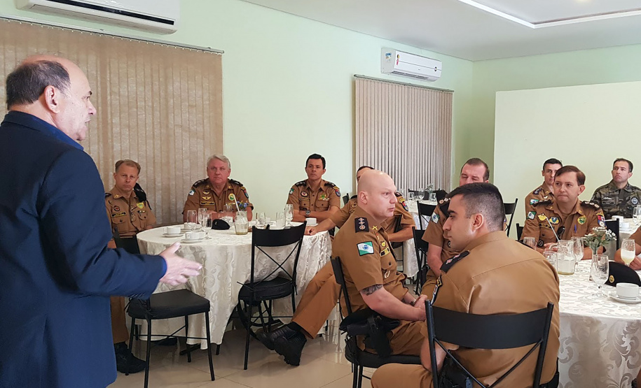 Londrina, 10 de abril de 2019. Visita do Secretário de Segurança ao 5º BPM em Londrina