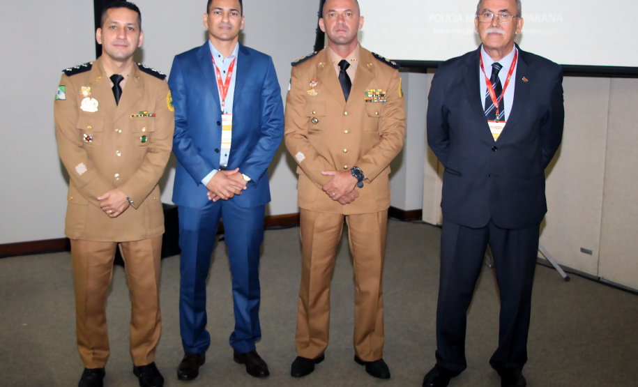 Pinhais, 11 de abril de 2019. Palestra do Cel. Hudson na Expotrade