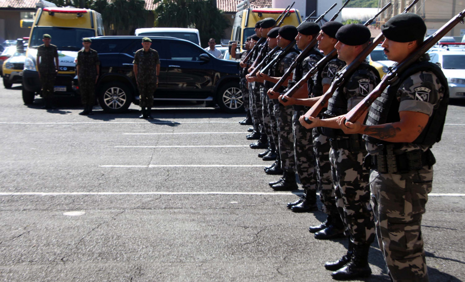Curitiba, 15 de abril de 2019. Visita do General Tómas - Comandante da 5ª Divisão do Exército