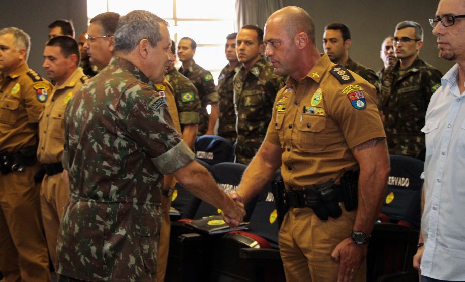 Curitiba, 15 de abril de 2019. Visita do General Tómas - Comandante da 5ª Divisão do Exército
