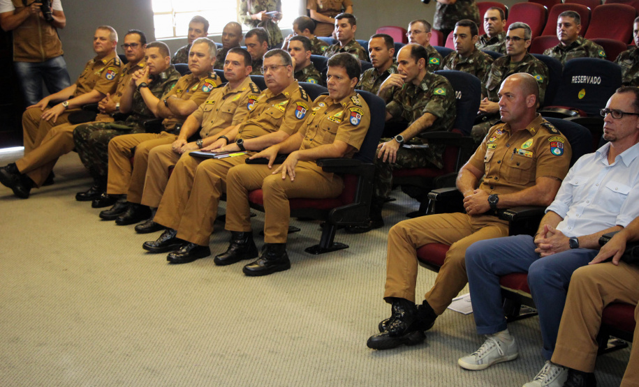 Curitiba, 15 de abril de 2019. Visita do General Tómas - Comandante da 5ª Divisão do Exército
