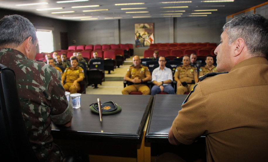 Curitiba, 15 de abril de 2019. Visita do General Tómas - Comandante da 5ª Divisão do Exército