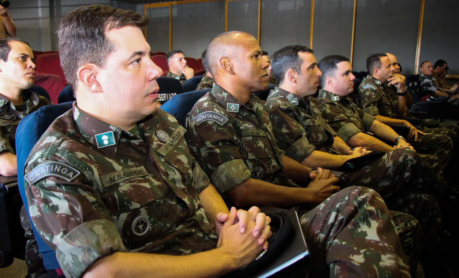 Curitiba, 15 de abril de 2019. Visita do General Tómas - Comandante da 5ª Divisão do Exército