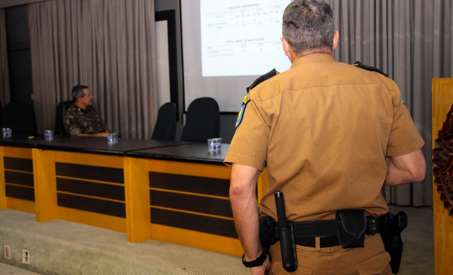 Curitiba, 15 de abril de 2019. Visita do General Tómas - Comandante da 5ª Divisão do Exército