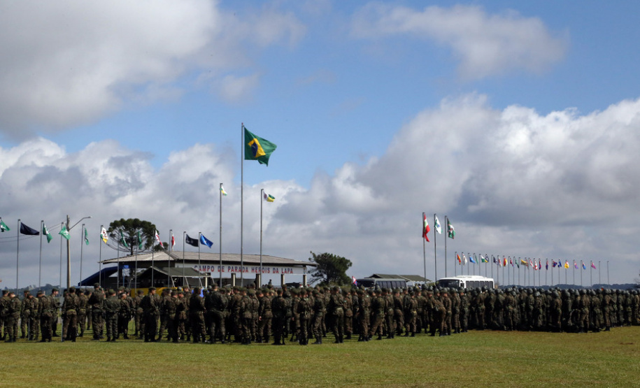 Comemoração à Semana do Exército.
Foto Gilson Abreu ANPr