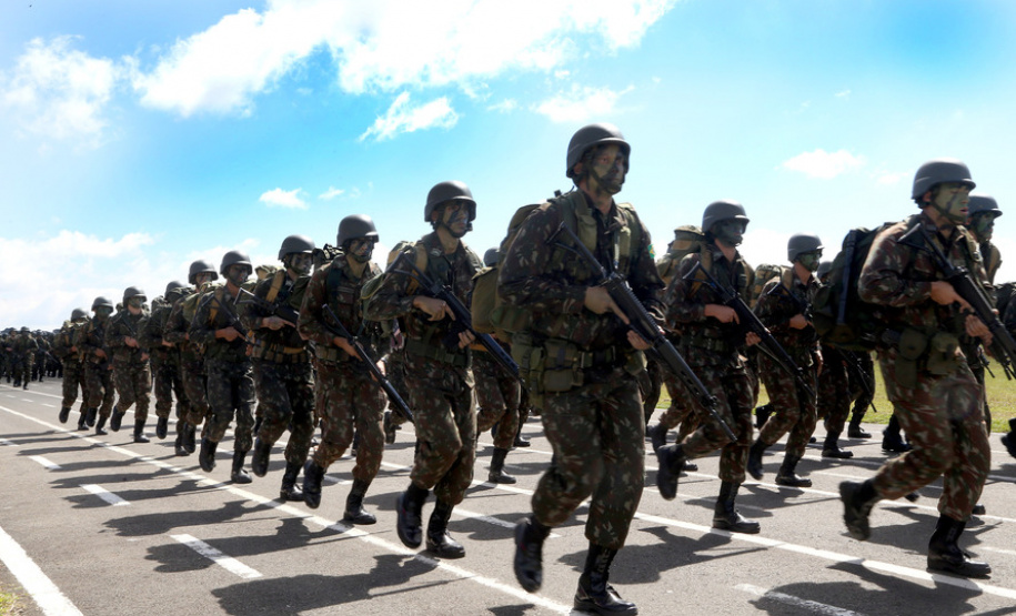 Comemoração à Semana do Exército.
Foto Gilson Abreu ANPr