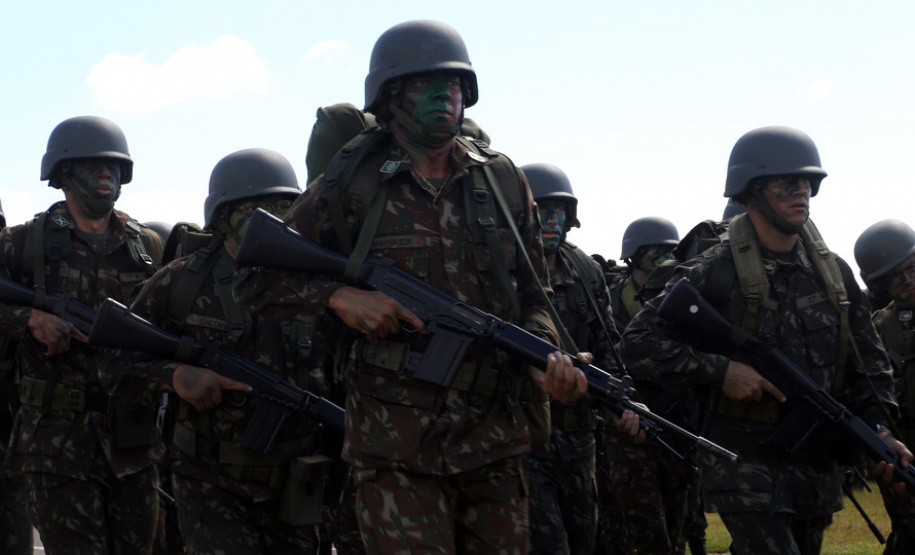 Comemoração à Semana do Exército.
Foto Gilson Abreu ANPr