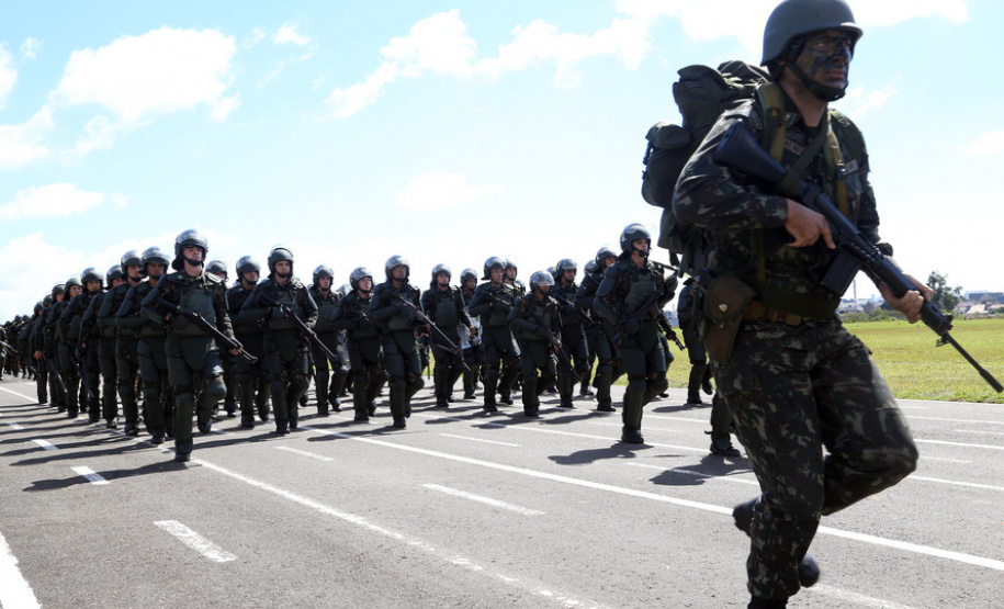 Comemoração à Semana do Exército.
Foto Gilson Abreu ANPr