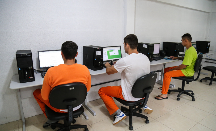Alfabetização na Penitenciaria Central do Estado. Escola Penitenciária na unidade de progressão. Curitiba, 28/03/2019 - Foto: Geraldo Bubniak/ANPr