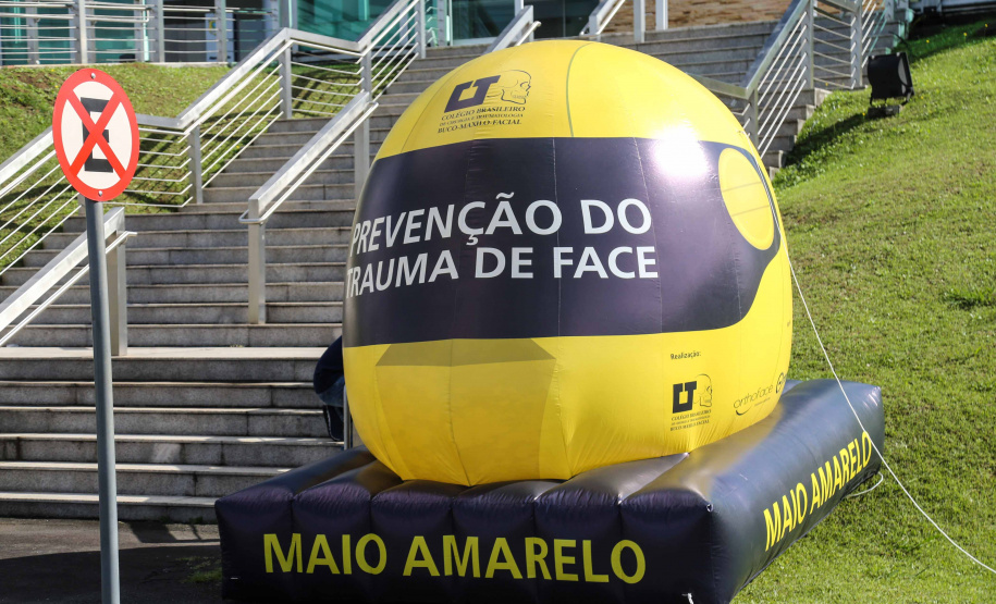 O vice-governador Darci Piana participou do lançamento do Maio Amarelo, na seda da Polícia Rodoviária Federal. Foto: Geraldo Bubniak/ANPr