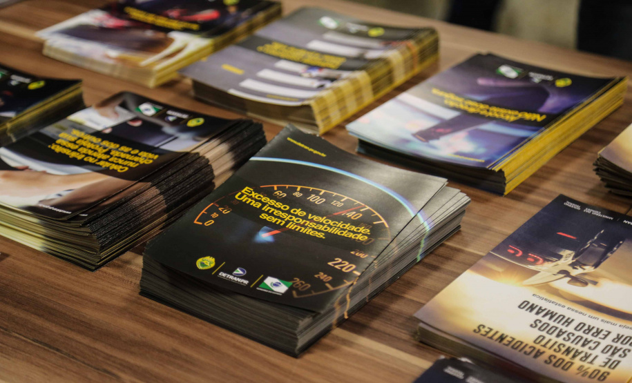 O vice-governador Darci Piana participou do lançamento do Maio Amarelo, na seda da Polícia Rodoviária Federal. Foto: Geraldo Bubniak/ANPr