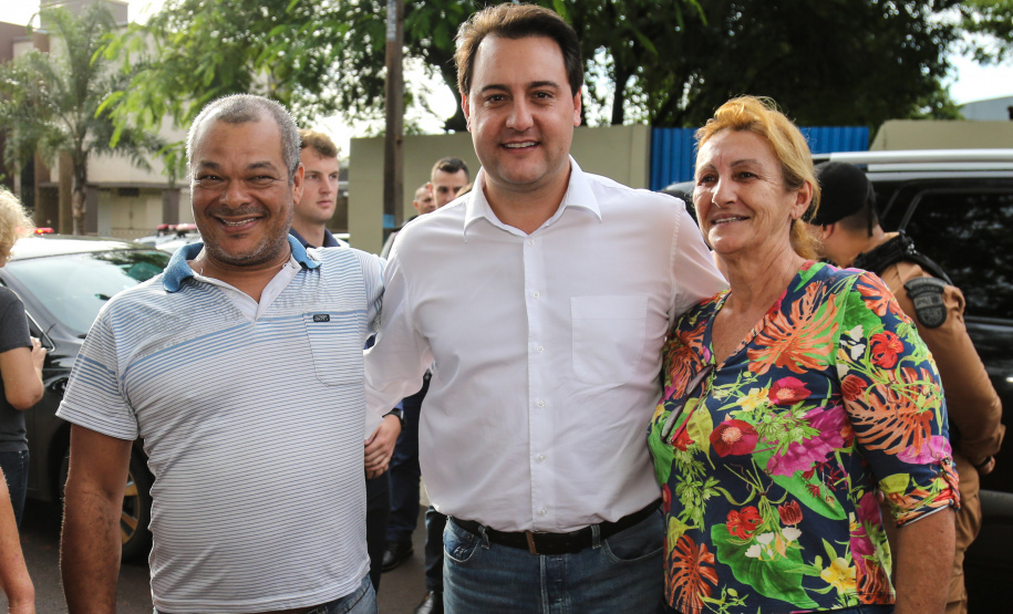 O governador Carlos Massa Ratinho Junior lança o programa Escola Segura. Foz do Iguaçu, 09/05/2019 - Foto: Geraldo Bubniak/ANPr
