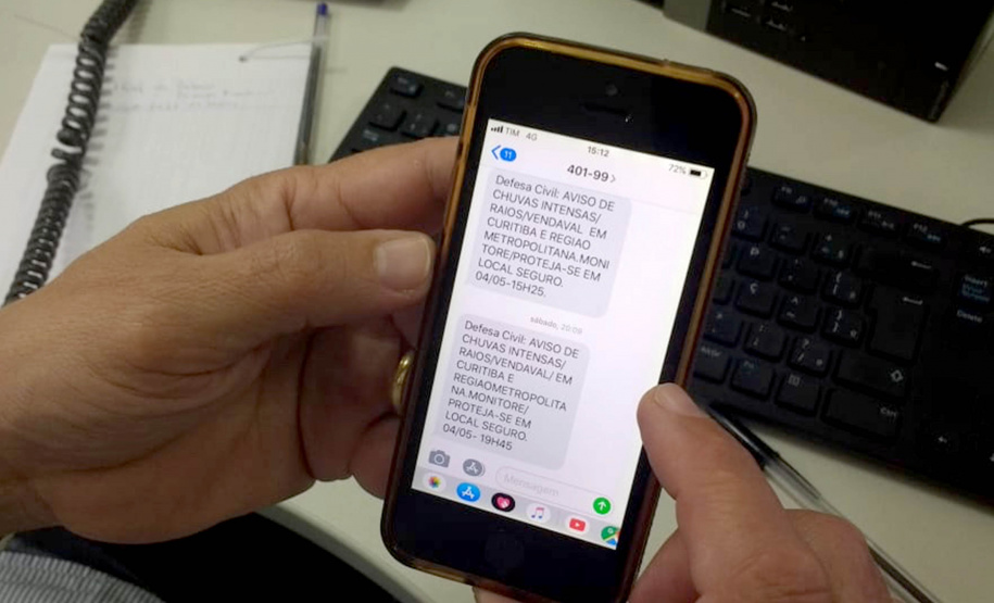 Defesa Civil lança serviço de alertas para a TV fechada -