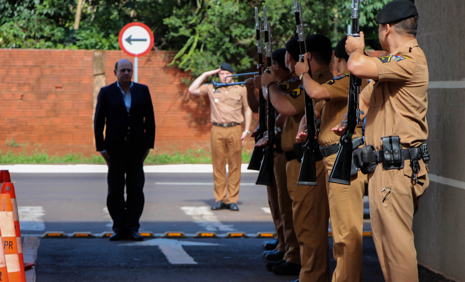 Maringá, 17 de maio de 2019. Secretário de Segurança Pública Visita o 4º BPM/Maringá