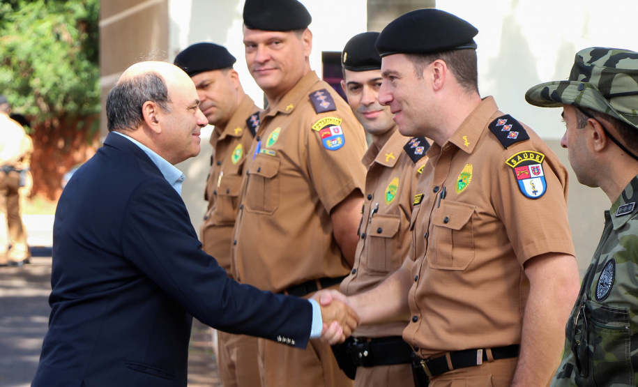 Maringá, 17 de maio de 2019. Secretário de Segurança Pública Visita o 4º BPM/Maringá
