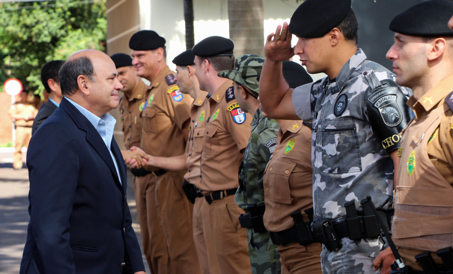 Maringá, 17 de maio de 2019. Secretário de Segurança Pública Visita o 4º BPM/Maringá
