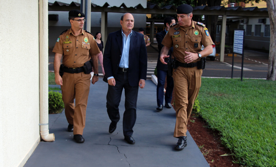 Maringá, 17 de maio de 2019. Secretário de Segurança Pública Visita o 4º BPM/Maringá