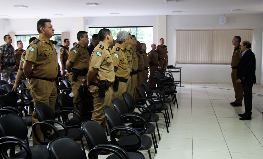 Maringá, 17 de maio de 2019. Secretário de Segurança Pública Visita o 4º BPM/Maringá