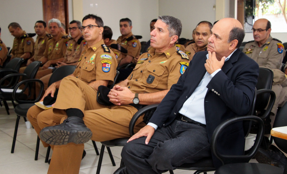 Maringá, 17 de maio de 2019. Secretário de Segurança Pública Visita o 4º BPM/Maringá