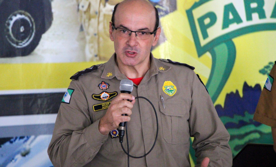 Maringá, 17 de maio de 2019. Secretário de Segurança Pública Visita o 4º BPM/Maringá