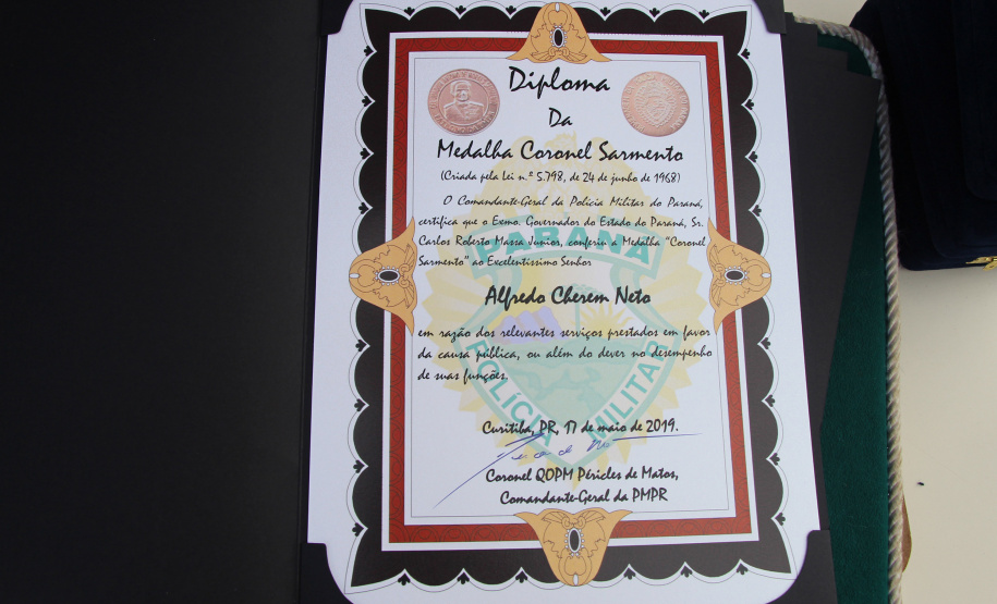 São Jose dos Pinhais, 20 de Maio de 2019. Dia do Patrono da PMPR.