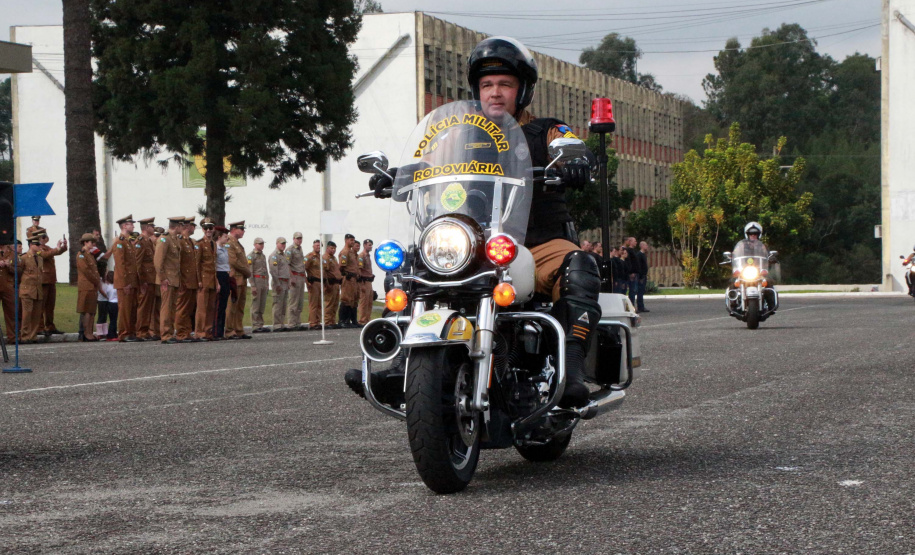São Jose dos Pinhais, 20 de Maio de 2019. Solenidade alusiva ao Patrono da PMPR. Desfile de viaturas.