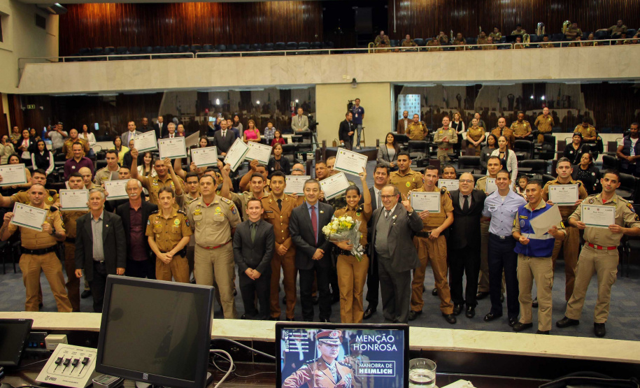 Curitiba, 21 de maio de 2019. Menção Honrosa Manobra de Heimlich - ALEP